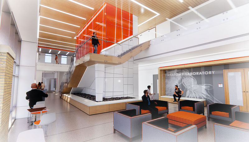 OSU north academic building interior