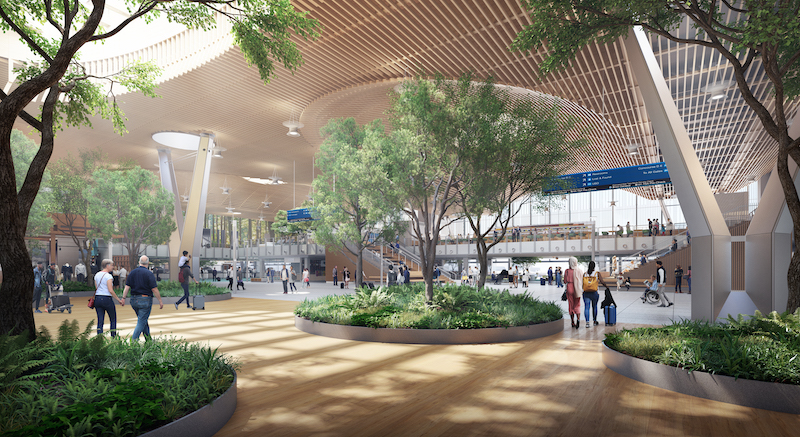 PDX main terminal interior