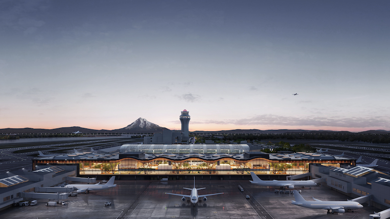 PDX exterior main terminal