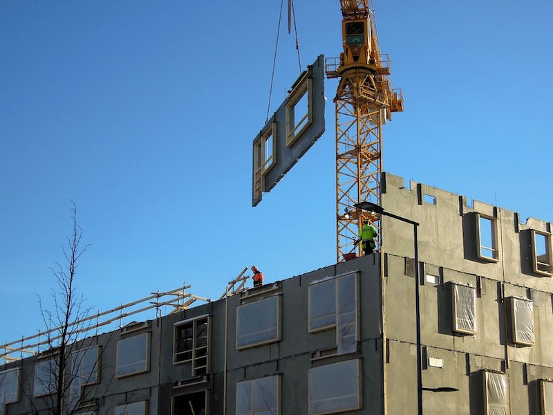 Prefabricated construction site