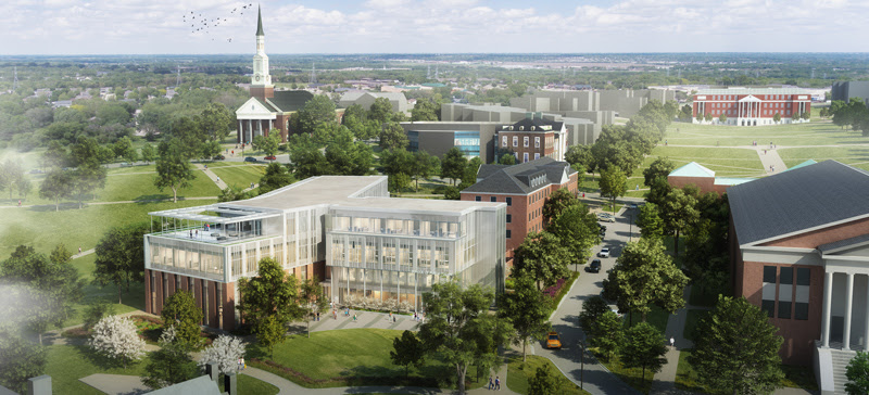 School of Public Policy aerial UMD campus