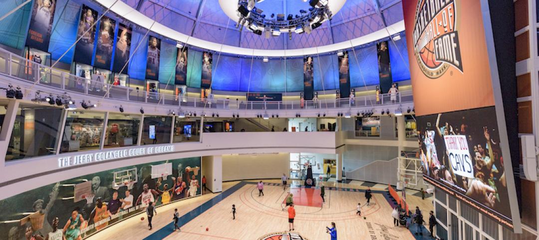 Naismith Memorial Basketball Hall of Fame court