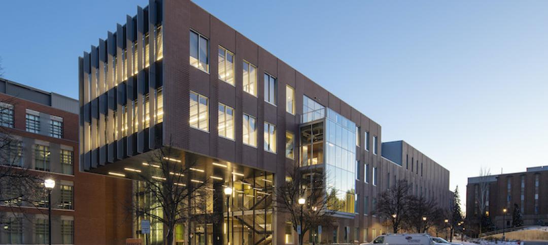 Exterior of WSU's new Plant Sciences Building