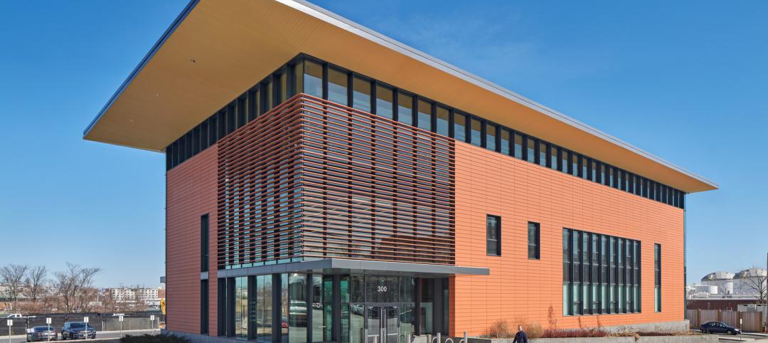 The new police station in East Boston, Mass.