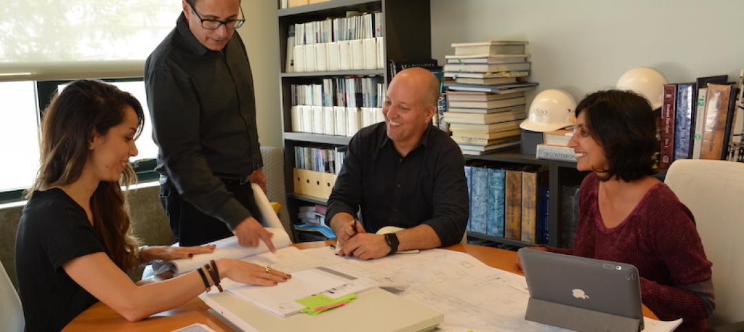 David Swartz FAIA in the LA office of HLW