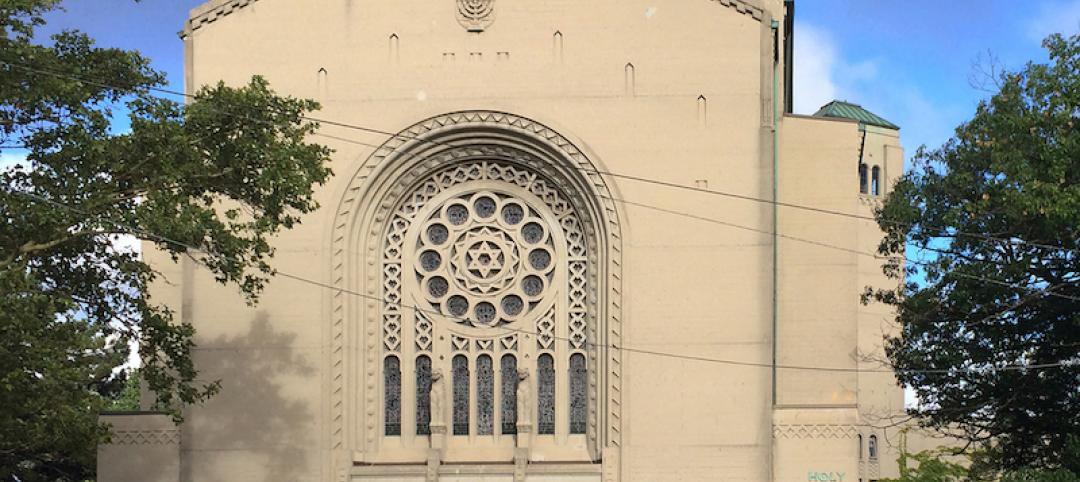 Holy Blossom Temple in Toronto, which underwent a major reconstruction that connected to buildings and improved people circulation