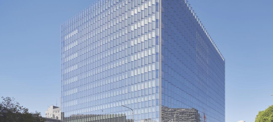 The United States Courthouse in Los Angeles, designed by SOM Photo © Bruce Damonte, courtesy GSA