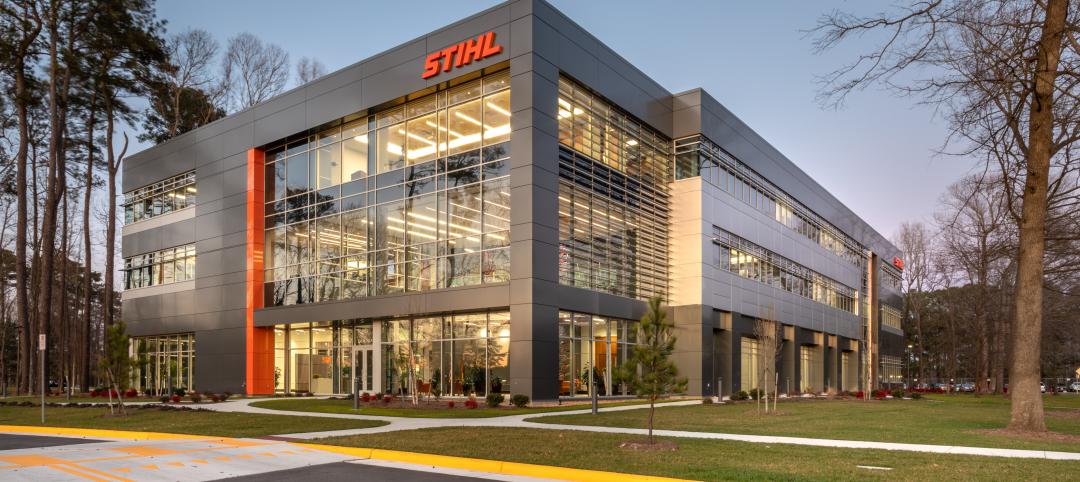 ALPOLIC MCM used throughout new STIHL Inc administration building