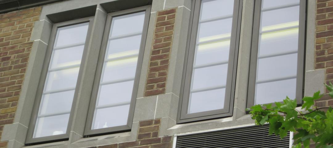 The newly installed windows offered an unexpected benefit for those who work in 