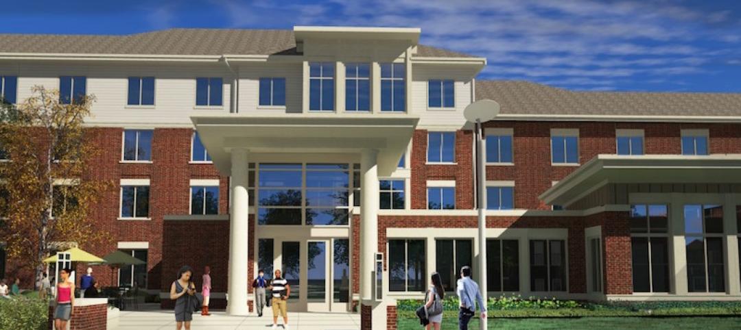 Rendering of Schallenkamp Hall