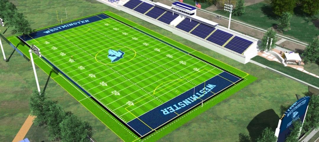 rendering of Westminster Athletic Stadium