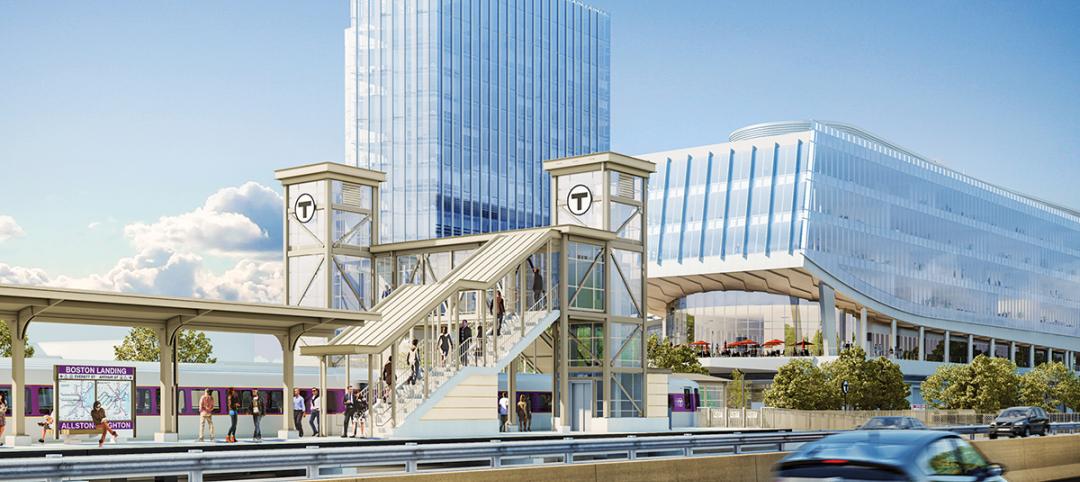 The $84 million, 150,000-sf Boston Landing commuter rail station, Boston