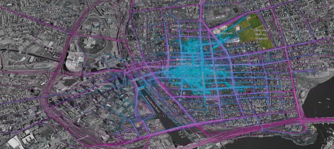 Sasaki Associates used detailed network visualizations like this traffic flow pa