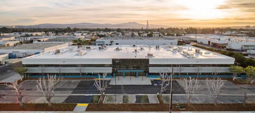 A transitional homeless shelter in Santa Ana, Calif., built by C.W. Driver Companies