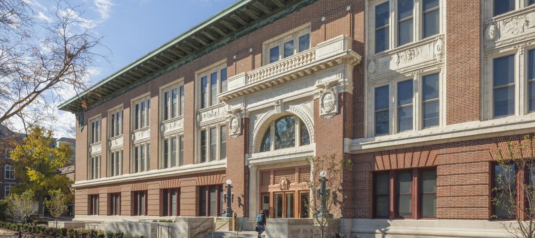 Post-renovation photo of Lincoln Hall on the University of Illinois Urbana-Champaign campus