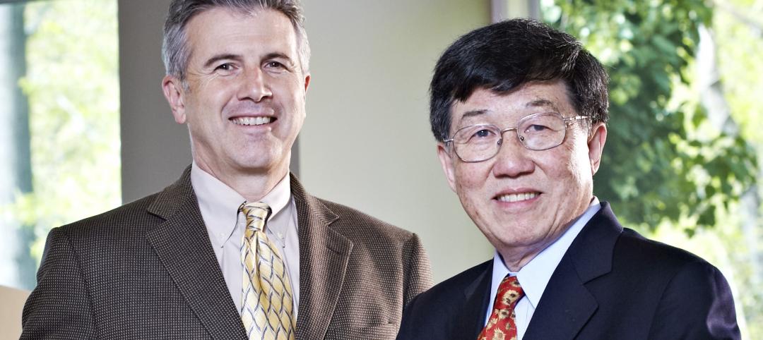 Architects Lee A. Casaccio, AIA, LEED AP, and George Yu, AIA, share leadership o