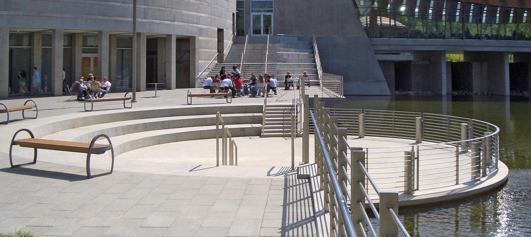 The Crystal Bridges Museum of American Art in Bentonville Ark., designed by Safd