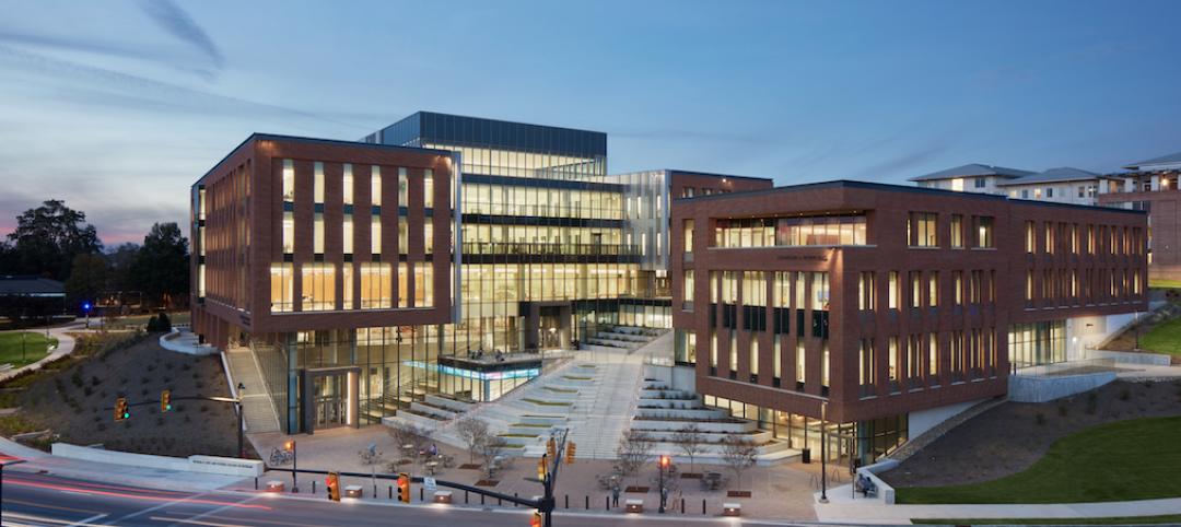 Clemson new College of Business building exterior