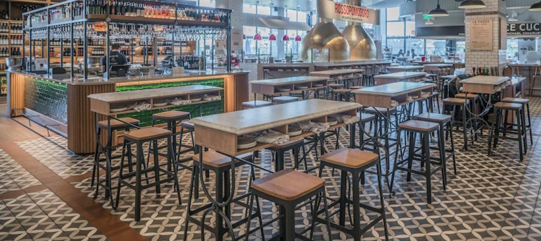 Dining area at Eataly L.A.