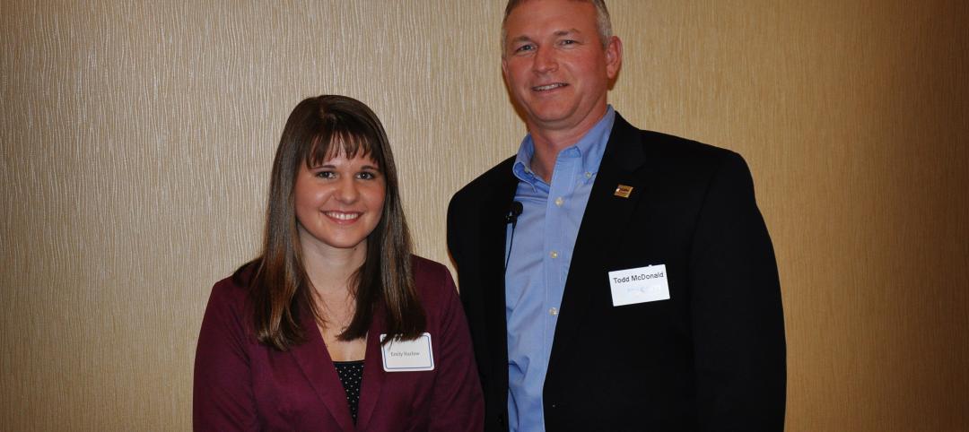 Emily Harlow and CSM Group President Todd McDonald.