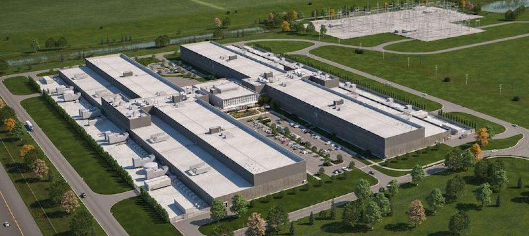 Facebook Data Center Rendering