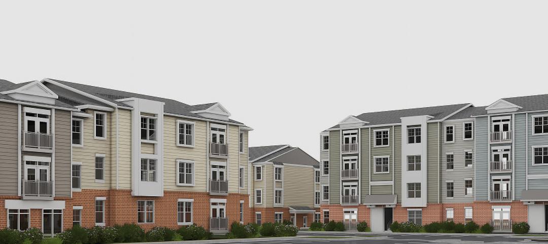 Affordable housing community built on the site of a former shopping center