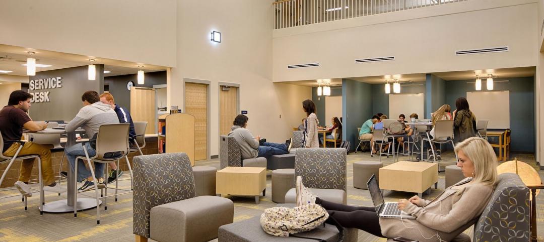 Media Center in Hermantown (Minn.) high school. images: Wold Architects & Engineers