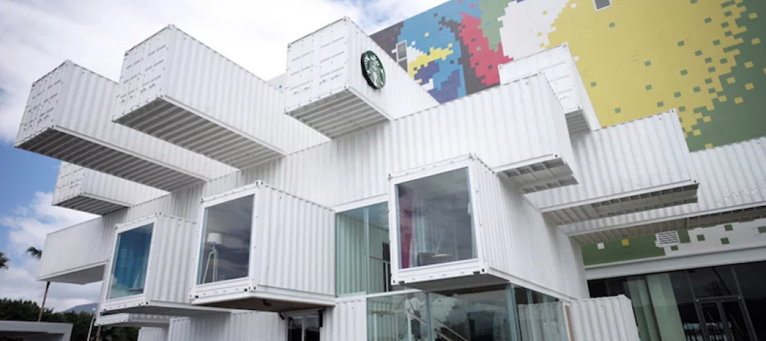 Exterior kengo Kuma Starbucks