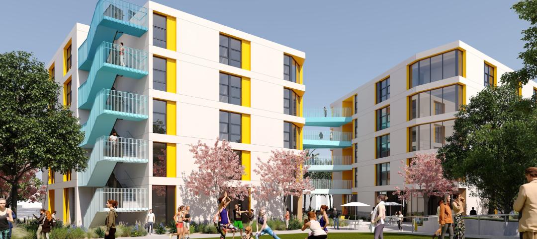 The 108,000 sf La Playa Residence Hall, funded by the State of California’s Higher Education Student Housing Grant Program, will consist of three five-story structures connected by bridges.