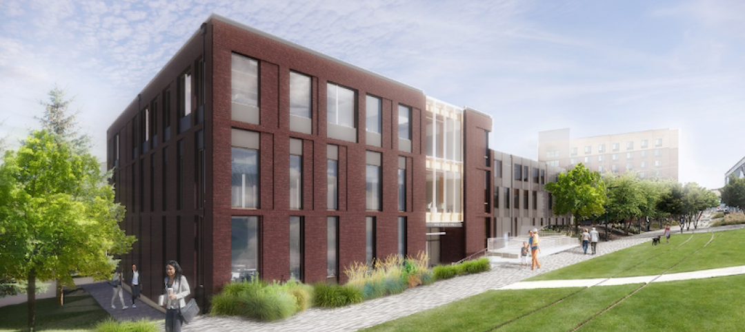 Milgard Hall exterior rendering