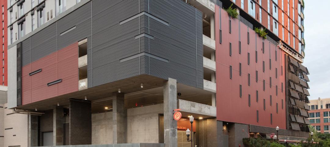 PETERSEN panels at Arizona State University student housing parking garage, in Tempe.