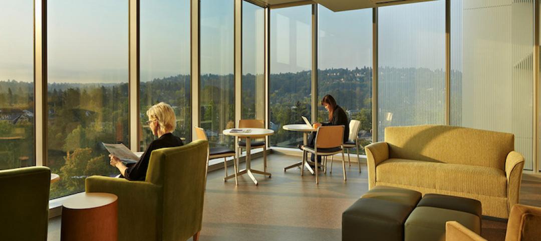 Staff lounge at the University of Washington Medical Center Montlake Tower