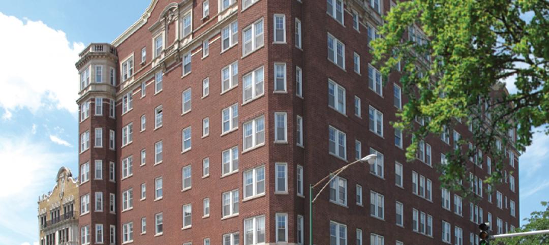 The Pomeroy Senior Apartments building, in Chicagos Bryn Mawr district. The ext