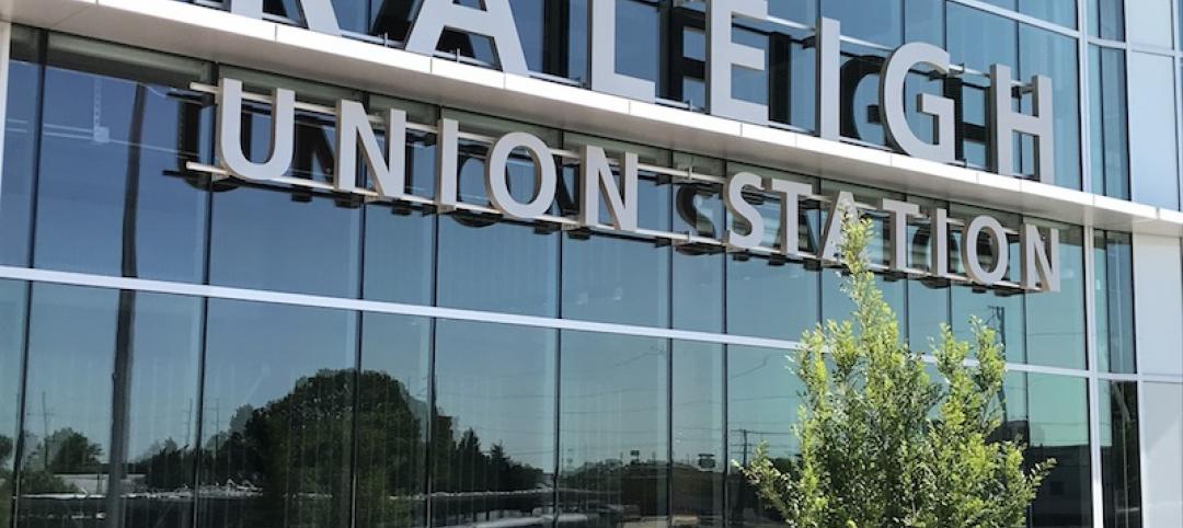 Raleigh Union Station exterior sign