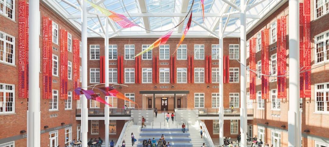 The Roosevelt Senior High School atrium 