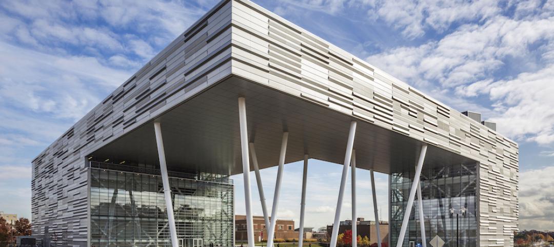 steel building at Rutgers University School