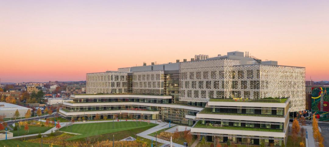 Harvard SEC exterior at dusk