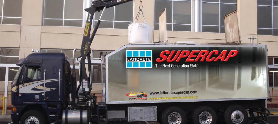 Laticrete introduced their Supercap Pump Truck, a mobile blending unit that can 