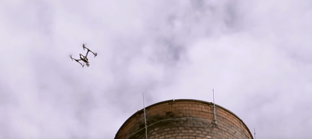 VIDEO: See how Wiss, Janney, Elstner engineers use drones to perform building inspections