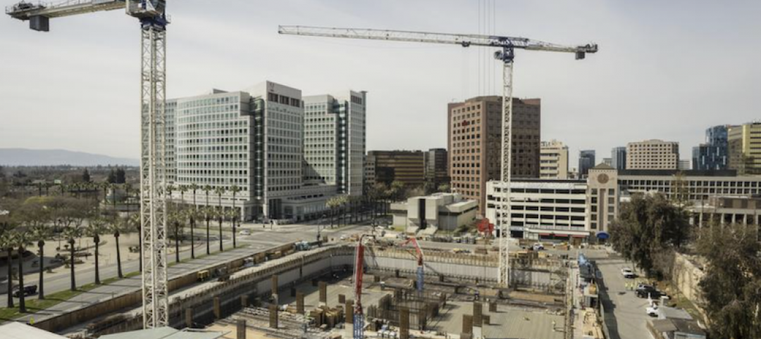 Jobsite of 200 Park in San Jose, Calif.