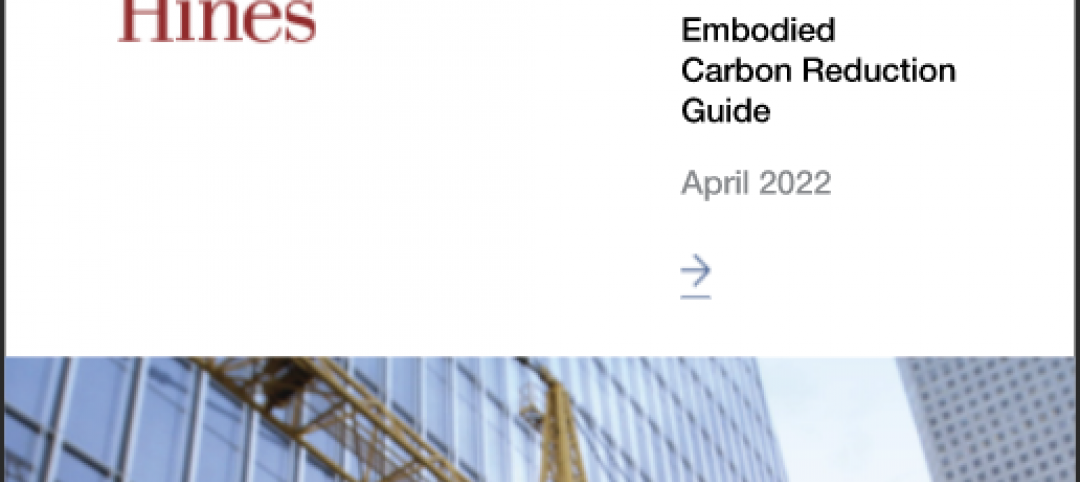 Developer Hines, engineer MKA develop free embodied carbon reduction guide