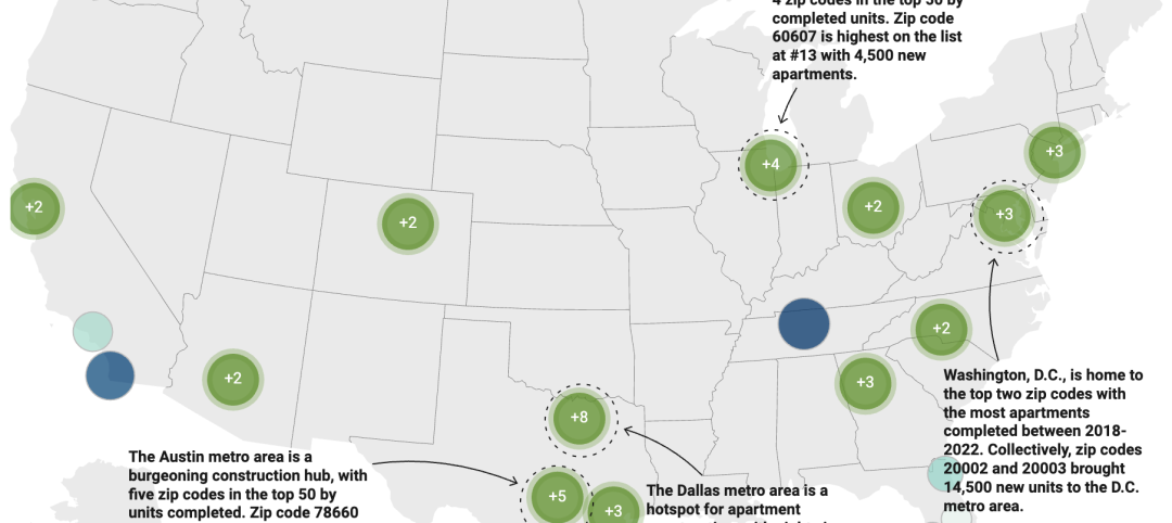 Washington, D.C., Queens, N.Y., lead in number of new apartments by zip code