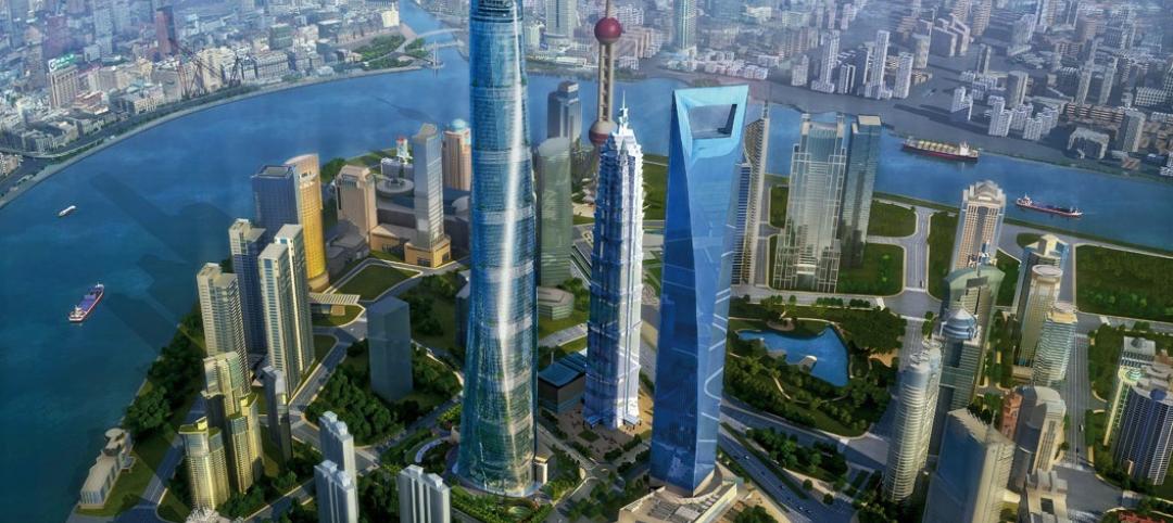  Shanghai Tower is on track to be completed by the end of 2015. Rendering courte