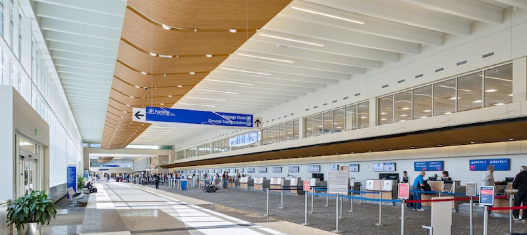 An airport baggage check