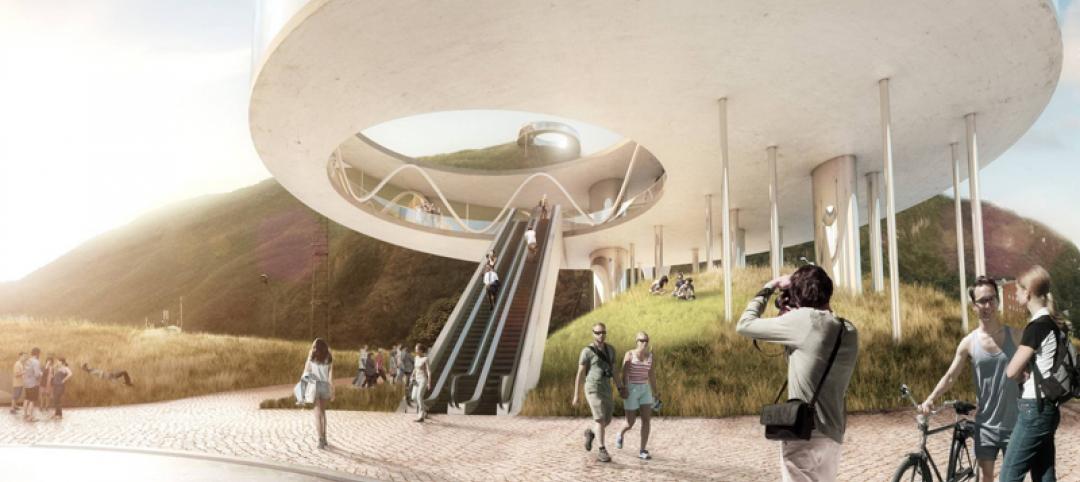 Snøhetta designs ring-shaped cable car station in Italian Alps