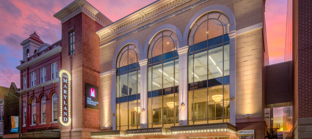 The Maryland Theatre addition exterior in Hagerstown