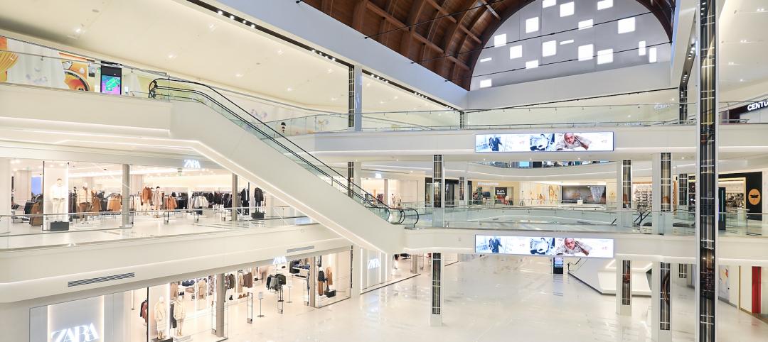 The long-delayed American Dream retail/entertainment center in East Rutherford, N.J., was finished in December 2020, in the middle of the pandemic. Photo: Chris Lo Bue Photography