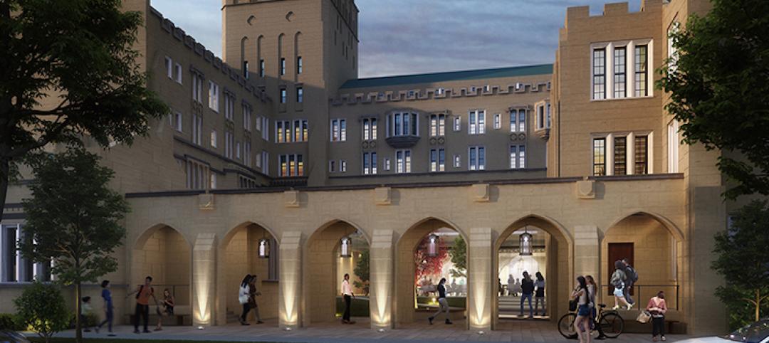 UC Wellness Historic colonnade