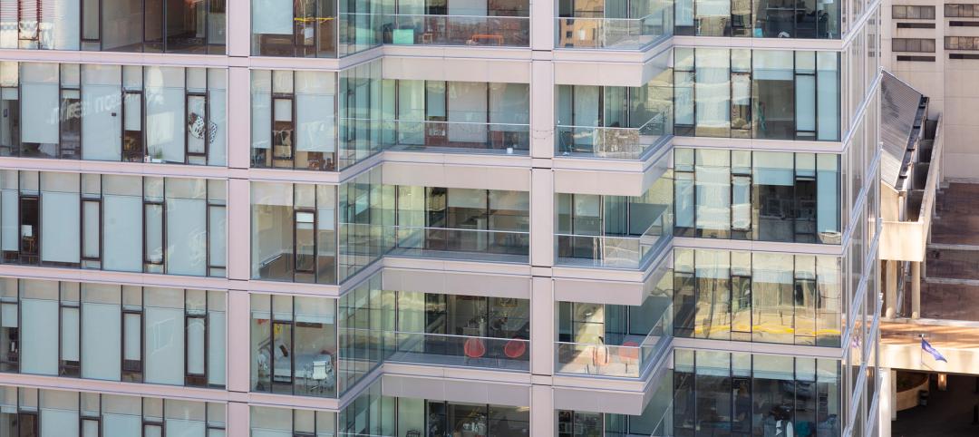 A building with many windows.