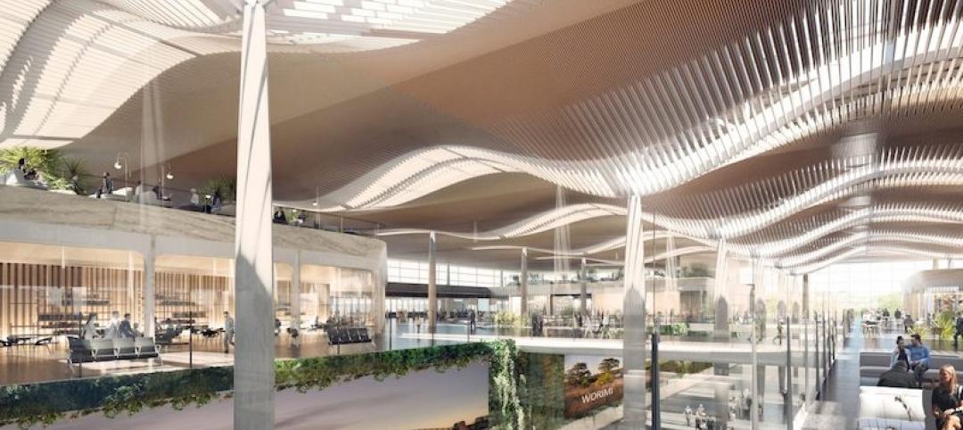 Western Sydney International airport designed by COX and Zaha Hada Architects